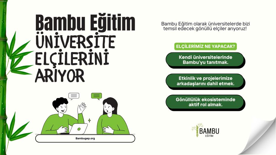 Üniversitende Fark Yaratmaya Hazır Mısın?  - Bambu Eğitim öğrenci indirimi kampanya görseli