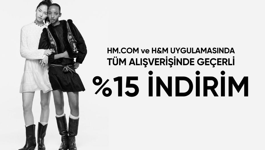 HM.com’da Geçerli %15 Öğrenci İndirimi!