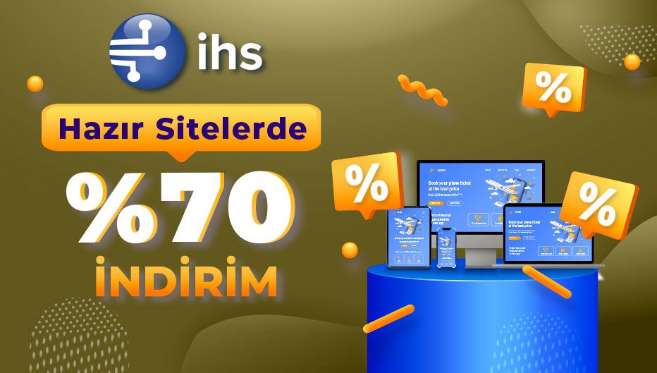 IHS Telekom'dan Öğrencilere SiteBaz Hazır Site Paketlerinde %70 Bi'öğrenci İndirimi!