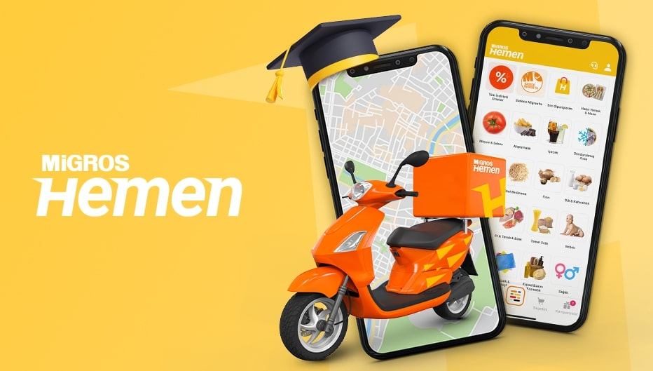 Migros Hemen'den Öğrencilerin İlk Siparişlerinde 100TL Hediye!