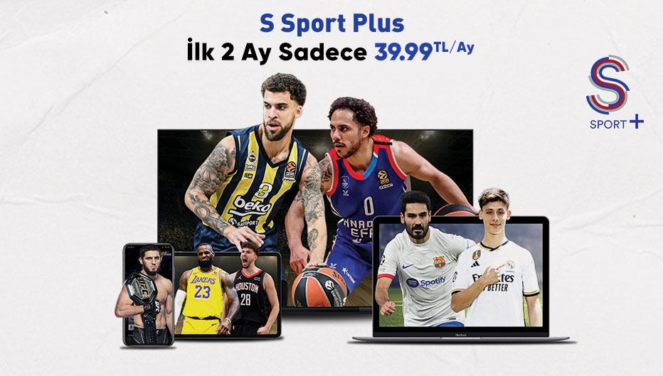 S Sport Plus ve Bi'öğrenci İş Birliğiyle S Sport Plus İlk 2 Ay Aylık Sadece 39.99TL