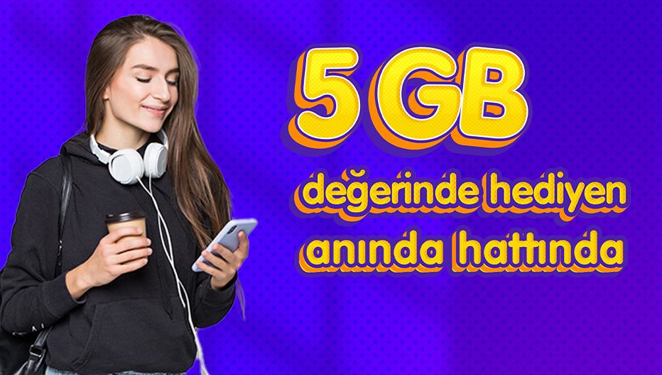 Üniversite Öğrencilerine 5 GB Değerinde Hediye!