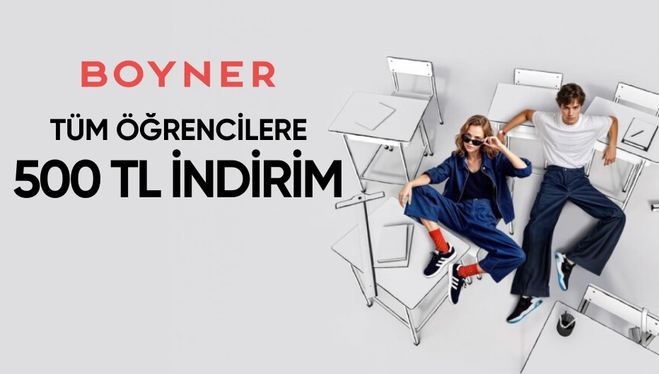 BOYNER öğrenci indirimi