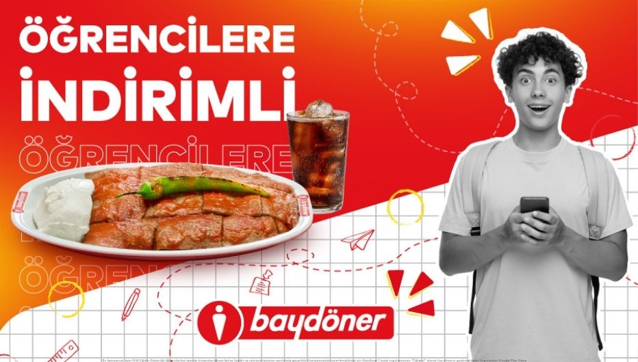 Baydöner öğrenci indirimi