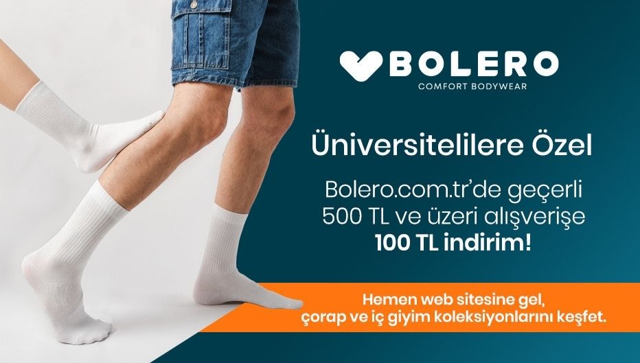 BOLERO öğrenci indirimi